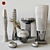 Platinum Antithesis Vases 3D model small image 16