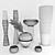 Platinum Antithesis Vases 3D model small image 17