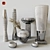 Platinum Antithesis Vases 3D model small image 19