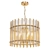 Golden Cylinder Pendant Light 3D model small image 1