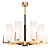 Elegant Maximo Brass Pendant 3D model small image 1