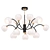 Astoria Gold Ceiling Chandelier 3D model small image 1