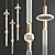 Elegant Illumination: Cipher Pendant Light 3D model small image 1