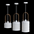 Stylish White Lantern Pendant - Lampatron ROINE 3D model small image 3