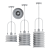 Stylish White Lantern Pendant - Lampatron ROINE 3D model small image 4