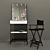 Custom Makeup Artist Table 3D model small image 2