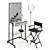 Custom Makeup Artist Table 3D model small image 12