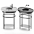 Lap Plus Sink: Modern and Functional Bathroom Furniture 3D model small image 2