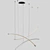 Elegant Katana Ceiling Lamp by Cattelan Italia 3D model small image 2