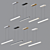Sleek Vega LED Linear Light 3D model small image 2