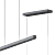 Sleek Vega LED Linear Light 3D model small image 5