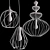 Ethnic Lighting Trio: Orbita, Brylant, and Verto 3D model small image 4