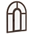 Elegant Arched Plastic Windows 3D model small image 2