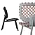 Elegant Aerial Lounge Chair 3D model small image 4