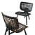 Elegant Aerial Lounge Chair 3D model small image 6