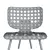 Elegant Aerial Lounge Chair 3D model small image 9
