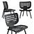 Elegant Aerial Lounge Chair 3D model small image 10