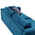 Fogia Supersoft: Luxurious 2-Seater Sofa 3D model small image 3