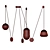 Cosmic Illumination: Planets Pendant Lamp 3D model small image 3