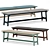 Sleek and Stylish Fushimi Bench 3D model small image 1