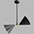 Elegant Double Pendant Light 3D model small image 3