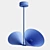 Elegant Double Pendant Light 3D model small image 4