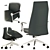 ErgoFlex Leather Office Chair 3D model small image 2