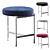 Elegant Metal Vanity Stool 3D model small image 1