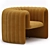 Sancal Remnant Armchair: Sleek and Chic 3D model small image 2