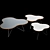 Swedese Flower: Versatile Scandinavian Elegance 3D model small image 1