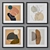 Abstract Art Frames Set 858 3D model small image 1