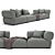 Butterfly Sofa - B&B Italia 3D model small image 2