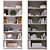 Versatile Billy Bookcase: 80cm x 28cm x 202cm 3D model small image 2
