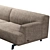 Modern Club 55 Sofa: 250x103x77 cm 3D model small image 3