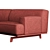 Modern Club 55 Sofa: 250x103x77 cm 3D model small image 5