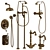 GiuliniG Praga Set 3: Stylish Bathroom Fixtures 3D model small image 4