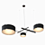Luxurious Rollandhill Excel Chandelier 3D model small image 2