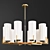Elegant Fortano Chandelier 3D model small image 1