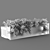 Sleek Poly Bench 3D model small image 3