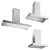 Gaggenau AW442 Set: Stylish & Efficient Wall-Mounted Hoods 3D model small image 1
