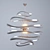 Elegant Divinare Volturn Pendant 3D model small image 1