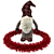 Holiday Gnome Ornament Set 3D model small image 2