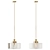 Sleek Cooke Ceiling Lamp 3D model small image 1