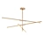 Modern LED Chandelier with Adjustable Panels 3D model small image 1