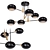 Solar System Lamp: 6 Heavenly Lights 3D model small image 1