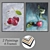 Elegant Wall Art Set with Frame Options 3D model small image 1