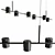 Sleek Metal LED Lamp 3D model small image 2