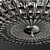 Elegant Chandelier Broche: Stunning Millimeter Design 3D model small image 2