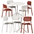 Modern Elegance: Colander Chair & Elephant Table 3D model small image 1
