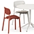 Modern Elegance: Colander Chair & Elephant Table 3D model small image 2
